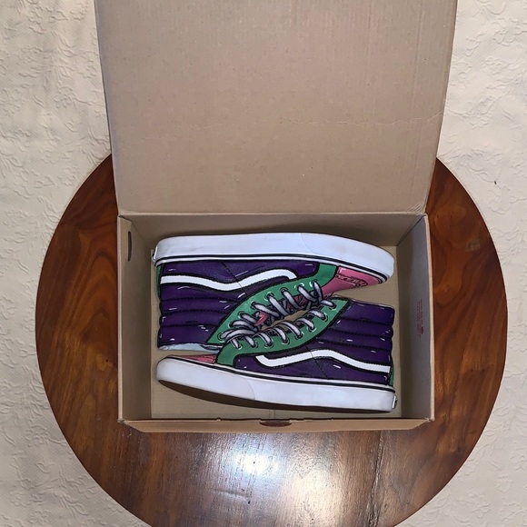 Custom Cartoon High Top Vans - Picture 4 of 9